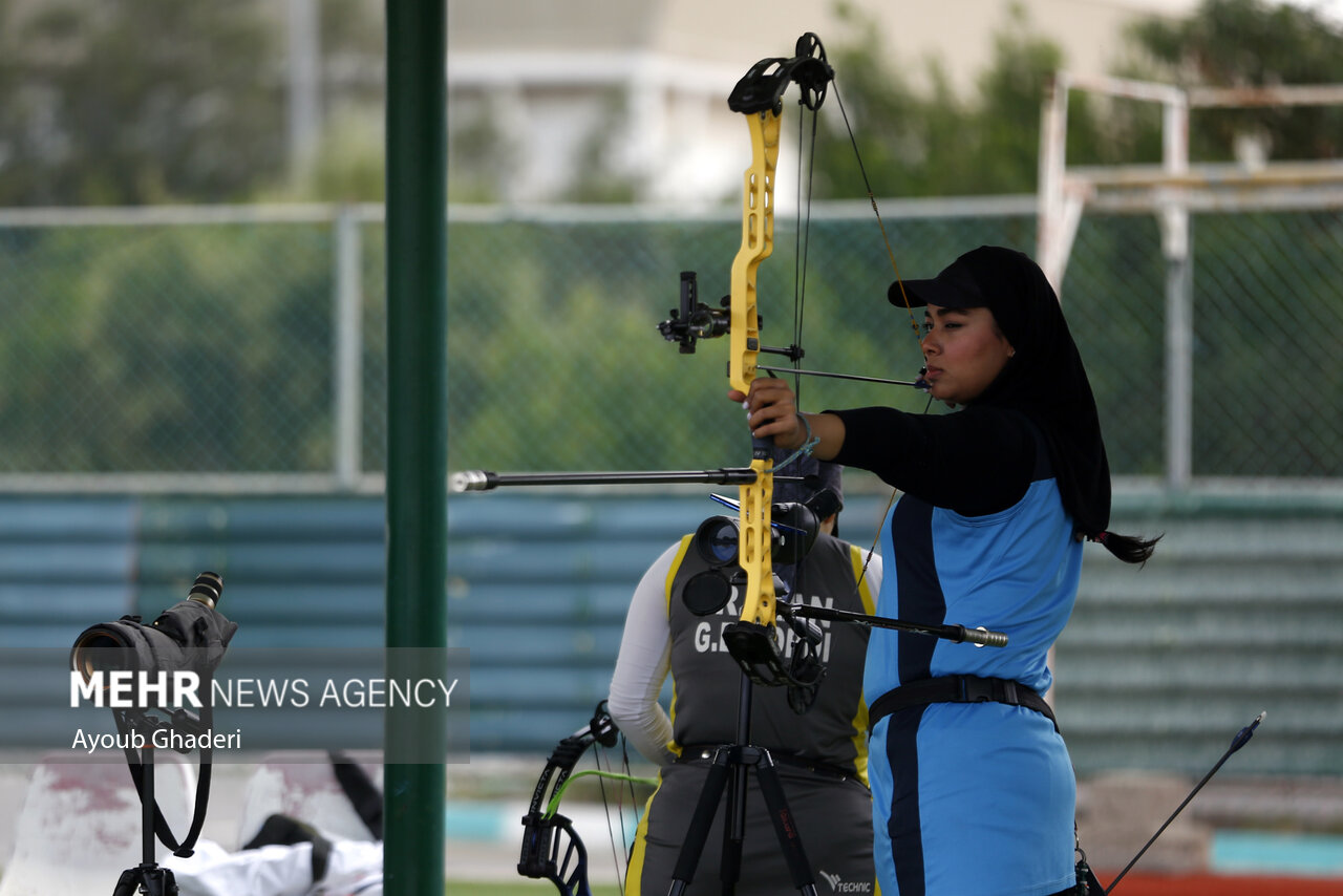Iran national archery team camp in Kish Island