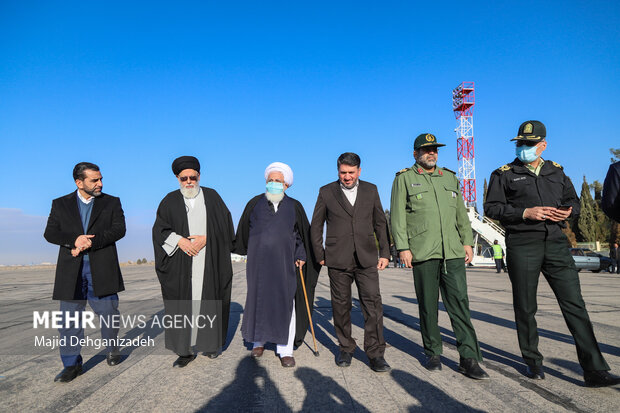 ورود رئیس جمهور به استان یزد