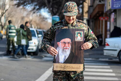 گستاخانہ خاکوں کی اشاعت کیخلاف ایرانی شہر تبریز میں مظاہرہ