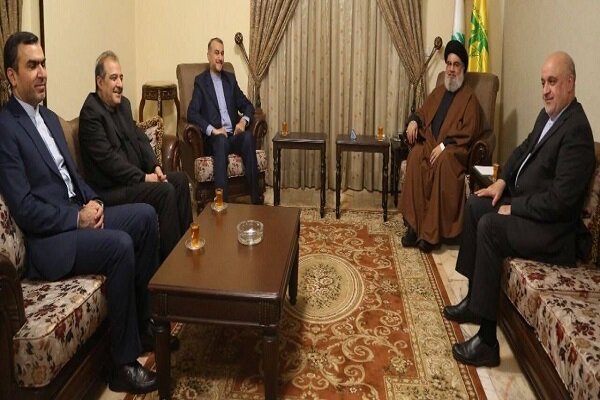 ایرانی وزیر خارجہ کی حزب اللہ کے سربراہ سے ملاقات