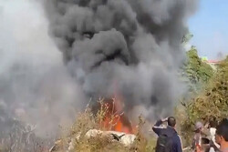 سقوط یک فروند هواپیما در نپال+ فیلم