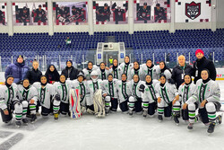 Iran women's ice hocky becomes vice-champion in Russia