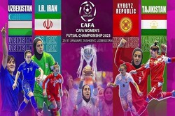 Iran to face three teams in CAFA Women's Futsal C'ships 2023