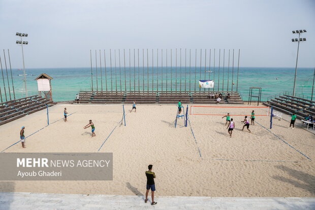 مسابقات کاپ آزاد والیبال ساحلی کشور در کیش
