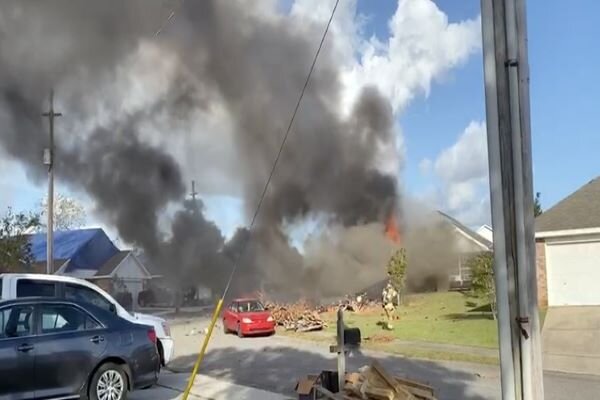 American training plane crashes in Alabama