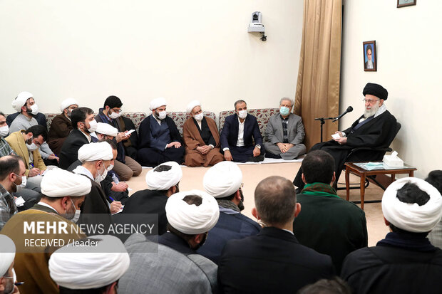 دیدار جمعی از مسئولان سازمان تبلیغات اسلامی با مقام معظم رهبری