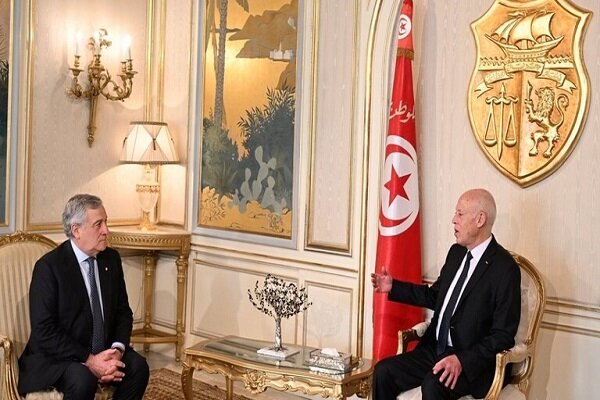 رایزنی رئیس جمهور تونس با وزیران خارجه و کشور ایتالیا