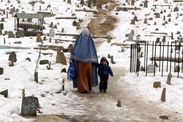 افغانستان میں سردی کی شدید لہر؛70 افراد جاں بحق