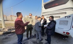 معاینه فنی اتوبوس های شهرداری گرگان انجام شد