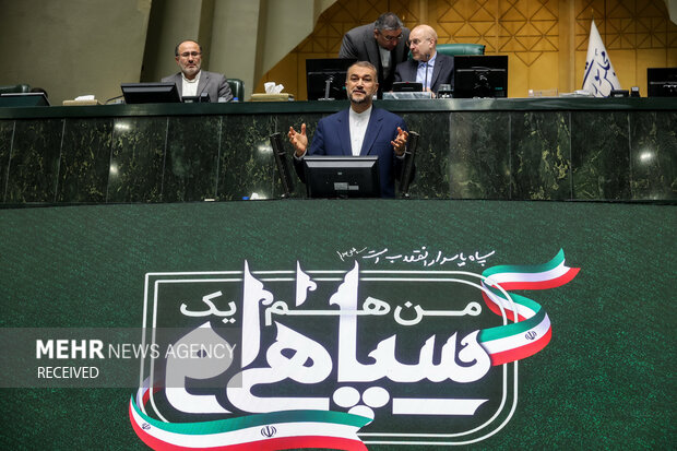 Iran parliament closed session on Sunday
