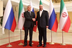 Galibaf, Rusya Devlet Duması Başkanı Volodin ile bir araya geldi