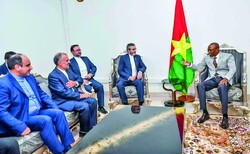 Deputy Iranian Foreign Minister for Political Affairs Ali Bagheri has paid a visit to Burkina Faso and met with the African country’s prime minister, Apollinaire Joachim Kyélem de Tambèla.