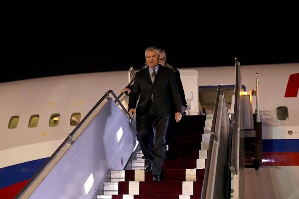 Rusya Devlet Duması Başkanı Volodin Tahran'da Rusya Devlet Duması Başkanı Volodin Tahran'da