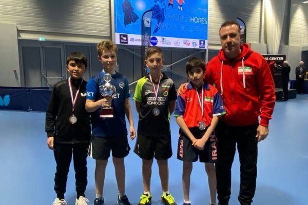 Iran table tennis player gets silver in France