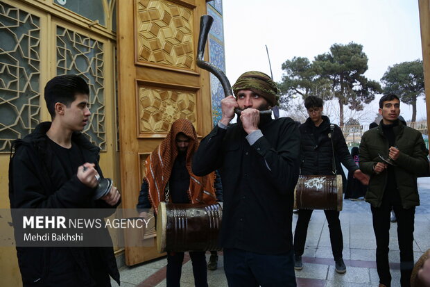 قم میں حضرت امام ہادی (ع) کی شہادت کی مناسبت سے عزاداری
