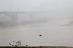 آسمان خوزستان مه‌آلود می‌شود