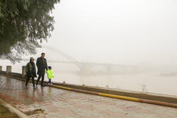 شاخص کیفی هوا در ۱۲ نقطه از خوزستان «ناسالم» اعلام شد