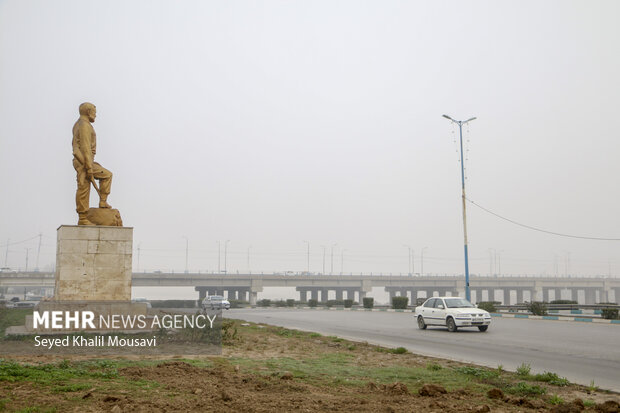 ثبت آلودگی هوا در ۷ نقطه از خوزستان