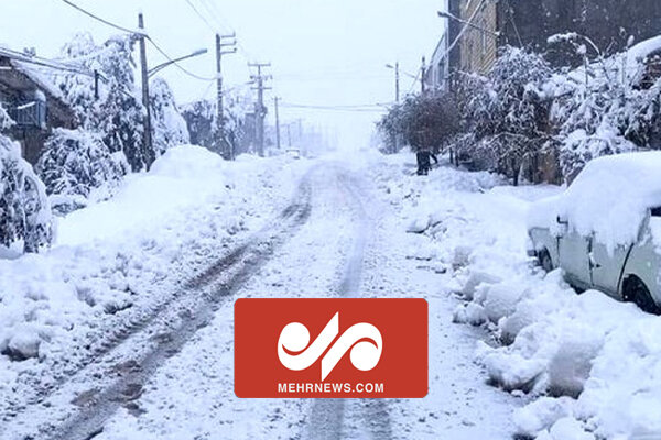 بارش کم‌سابقه برف در زاهدان