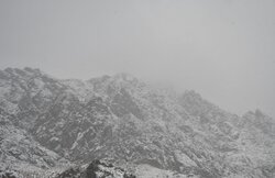 Unexpected snow in Birjand