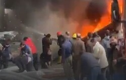 VIDEO: Massive fire erupts in Iraq's Erbil
