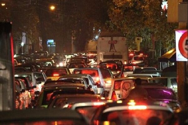 ترافیک نیمه سنگین در محور چالوس