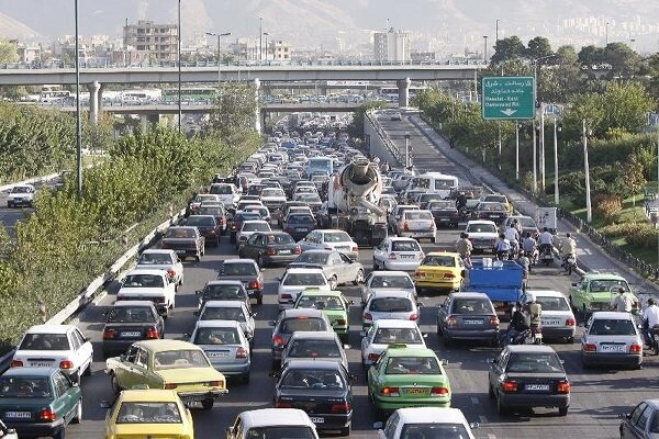ترافیک در کدام معابر پایتخت سنگین است
