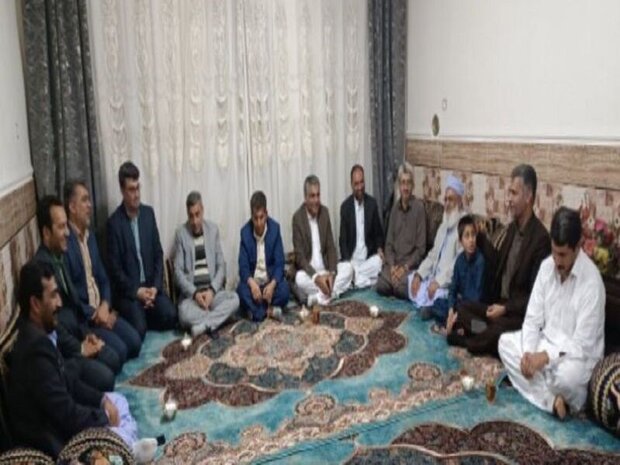 دیدار مدیر کل آموزش و پرورش سیستان و بلوچستان با دانش آموز خاشی