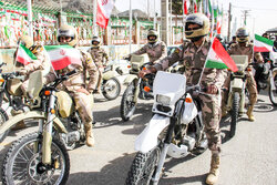 رژه موتوری نیروهای مسلح در البرز