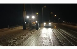 بارش برف در خوش ییلاق و توسکستان/ برفروبی جاده های گلستان آغاز شد