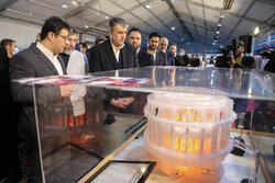 افتتاح پنجاه وسومین نمایشگاه دستاوردهای صنعت هسته‌ای