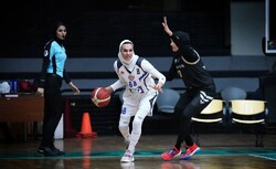 تیم بسکتبال زنان گرگان در بازی سوم فینال مقابل کردستان پیروز شد