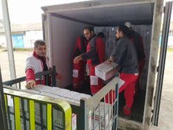 ۲۵۵ محموله کمک مردمی از آذربایجان شرقی به خوی ارسال شد
