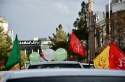 برپایی جشن خودرویی عید غدیر در بجنورد