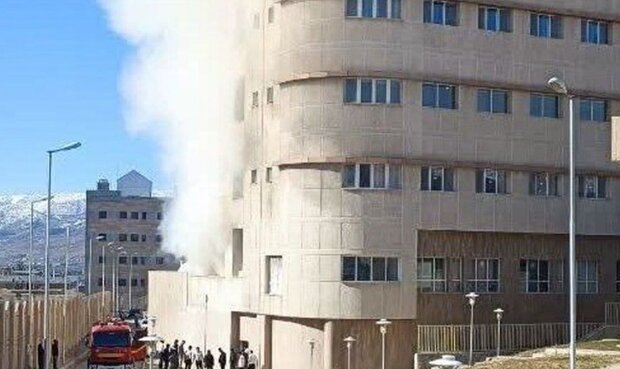 حریق در بیمارستان شهید جلیل یاسوج/ آتش سوزی مهار شد