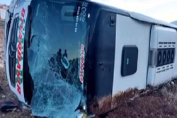 7 killed, 23 injured in passenger bus accident in east Turkey