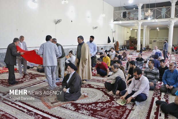 مراسم اعتکاف در مساجد خرم آباد