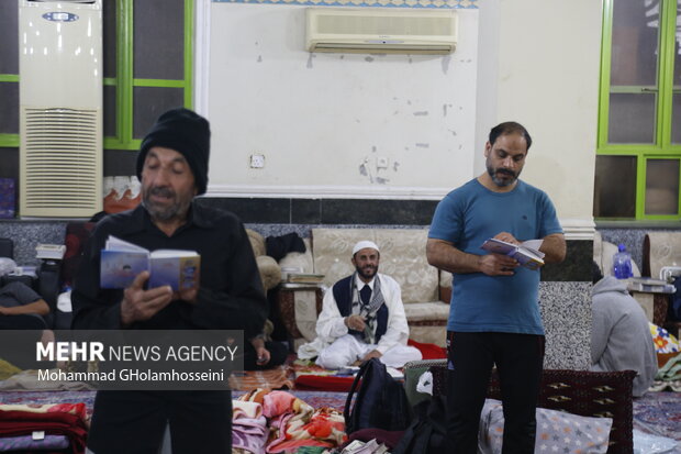 اعتکاف 1401 بوشهر جامع عطار و دانش آموزی