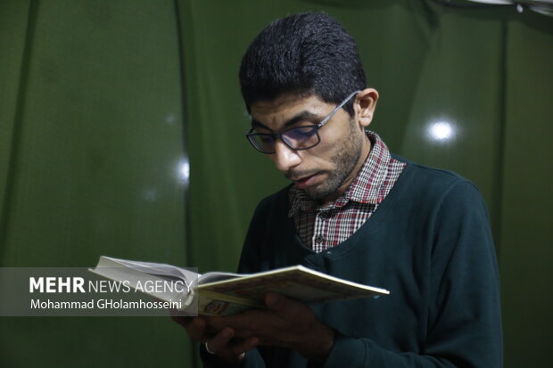 اعتکاف 1401 بوشهر جامع عطار و دانش آموزی