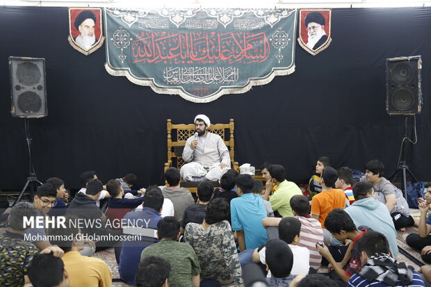 اعتکاف 1401 بوشهر جامع عطار و دانش آموزی