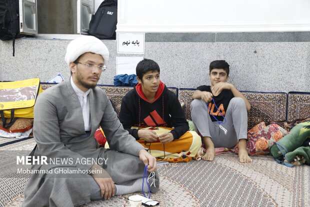 اعتکاف 1401 بوشهر جامع عطار و دانش آموزی