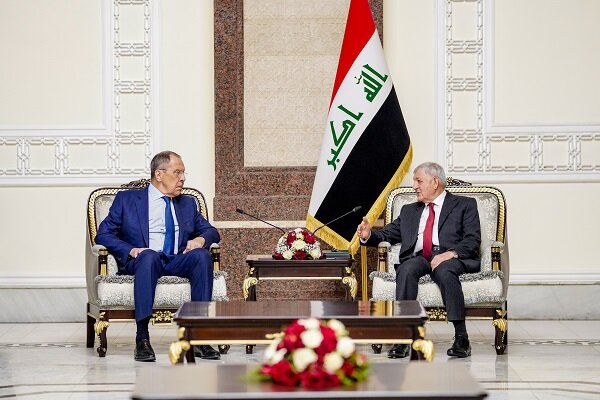 رایزنی لاوروف با رئیس جمهور عراق