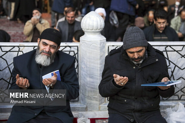 حرم امام رضا علیہ السلام میں "ام داؤد" کی معنوی تقریب