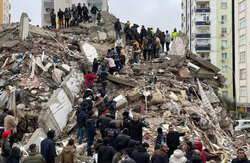 Türkiye ve Suriye'deki yıkıcı depremden fotoğraflar