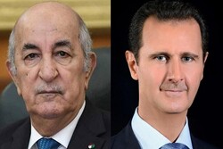 تماس تلفنی رئیس جمهور الجزایر با بشار اسد