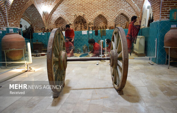موزه مردم شناسی شهرستان مهاباد معروف به حمام میرزا رسول