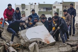 تعداد جان‌باخته‌گان زلزله در ترکیه به ۵۸۹۴ و در سوریه به ۱۲۵۰ نفر افزایش یافت