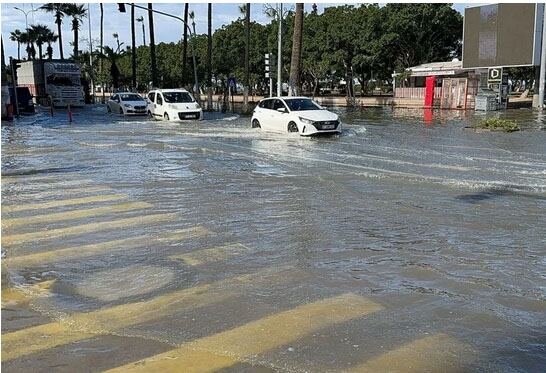 مصائب ترکیه؛ استان حاتای بعد از زلزله زیر آب رفت+ عکس