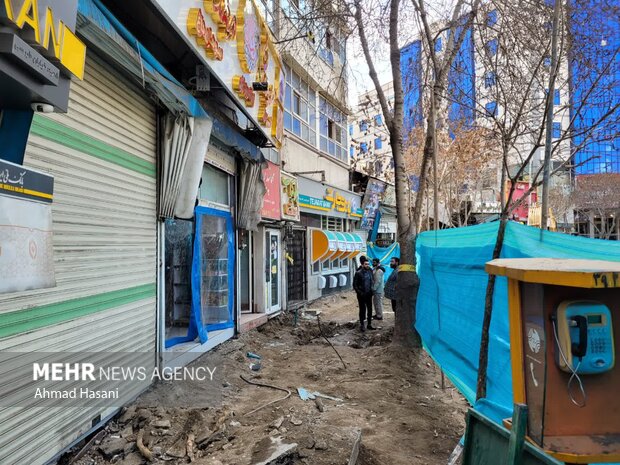 انفجار گاز در میدان طبرسی مشهد