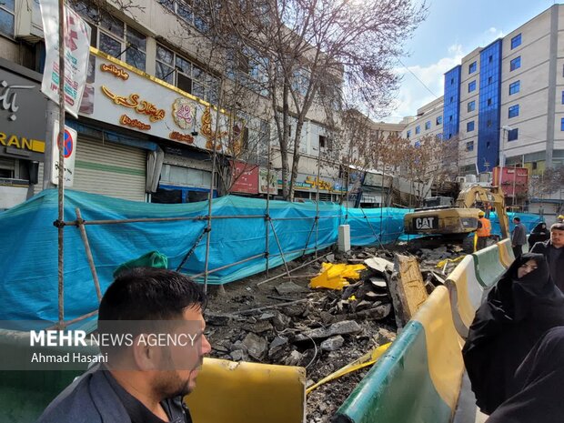 انفجار گاز در میدان طبرسی مشهد